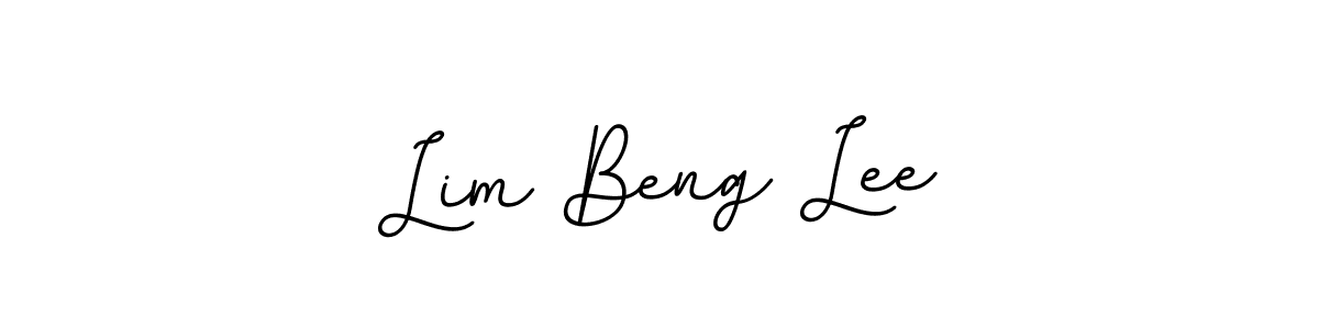 Design your own signature with our free online signature maker. With this signature software, you can create a handwritten (BallpointsItalic-DORy9) signature for name Lim Beng Lee. Lim Beng Lee signature style 11 images and pictures png
