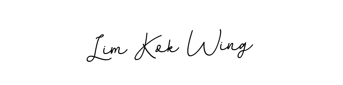 BallpointsItalic-DORy9 is a professional signature style that is perfect for those who want to add a touch of class to their signature. It is also a great choice for those who want to make their signature more unique. Get Lim Kok Wing name to fancy signature for free. Lim Kok Wing signature style 11 images and pictures png