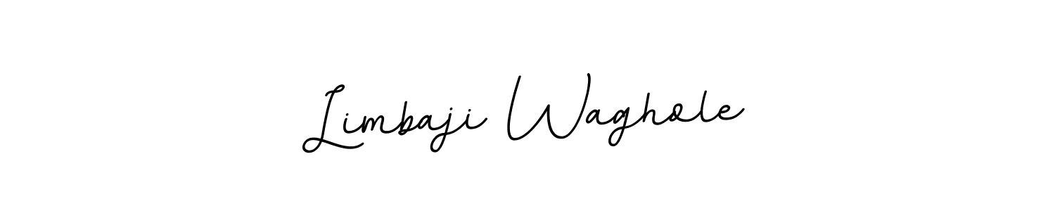 You should practise on your own different ways (BallpointsItalic-DORy9) to write your name (Limbaji Waghole) in signature. don't let someone else do it for you. Limbaji Waghole signature style 11 images and pictures png