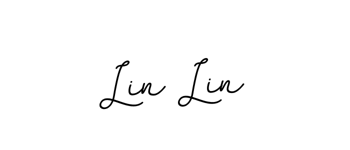 Use a signature maker to create a handwritten signature online. With this signature software, you can design (BallpointsItalic-DORy9) your own signature for name Lin Lin. Lin Lin signature style 11 images and pictures png