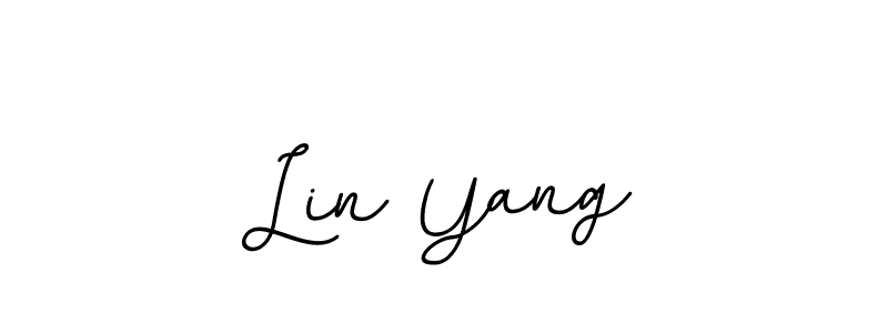 Create a beautiful signature design for name Lin Yang. With this signature (BallpointsItalic-DORy9) fonts, you can make a handwritten signature for free. Lin Yang signature style 11 images and pictures png