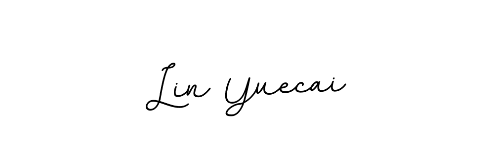 Create a beautiful signature design for name Lin Yuecai. With this signature (BallpointsItalic-DORy9) fonts, you can make a handwritten signature for free. Lin Yuecai signature style 11 images and pictures png