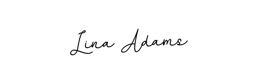 Similarly BallpointsItalic-DORy9 is the best handwritten signature design. Signature creator online .You can use it as an online autograph creator for name Lina Adams. Lina Adams signature style 11 images and pictures png