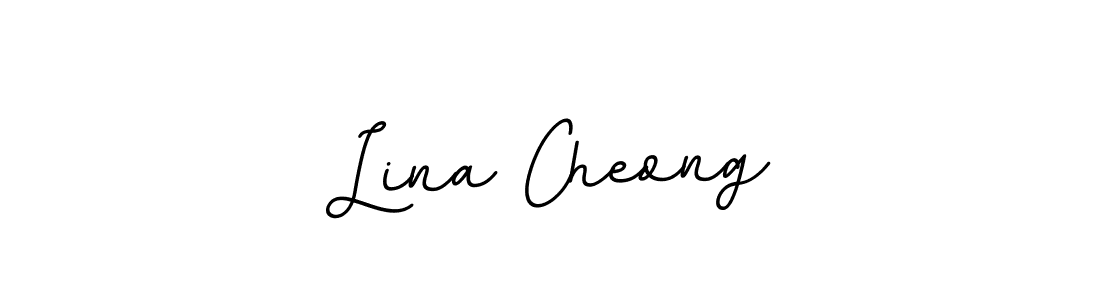 Create a beautiful signature design for name Lina Cheong. With this signature (BallpointsItalic-DORy9) fonts, you can make a handwritten signature for free. Lina Cheong signature style 11 images and pictures png