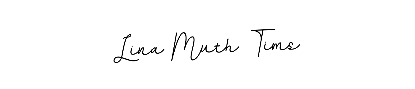 This is the best signature style for the Lina Muth Tims name. Also you like these signature font (BallpointsItalic-DORy9). Mix name signature. Lina Muth Tims signature style 11 images and pictures png