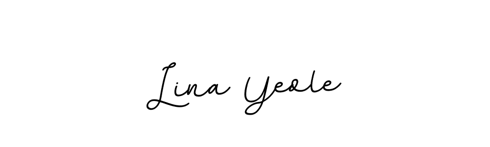 You can use this online signature creator to create a handwritten signature for the name Lina Yeole. This is the best online autograph maker. Lina Yeole signature style 11 images and pictures png