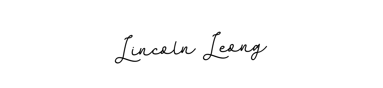 BallpointsItalic-DORy9 is a professional signature style that is perfect for those who want to add a touch of class to their signature. It is also a great choice for those who want to make their signature more unique. Get Lincoln Leong name to fancy signature for free. Lincoln Leong signature style 11 images and pictures png