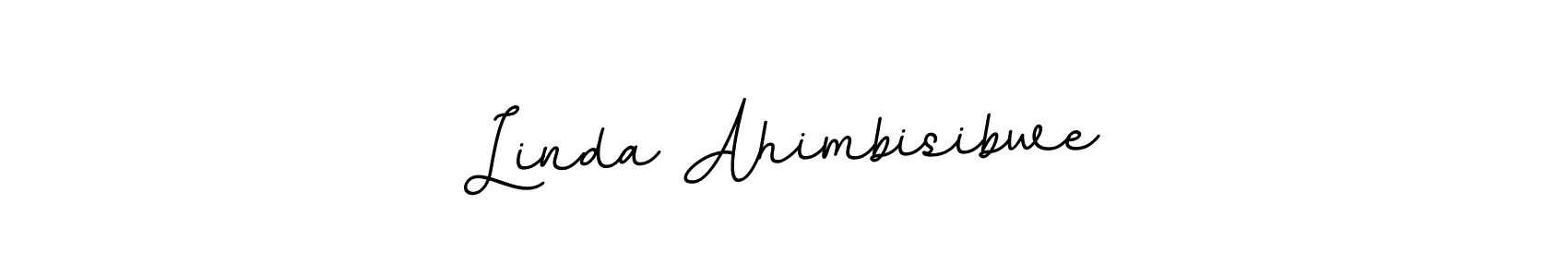 Linda Ahimbisibwe stylish signature style. Best Handwritten Sign (BallpointsItalic-DORy9) for my name. Handwritten Signature Collection Ideas for my name Linda Ahimbisibwe. Linda Ahimbisibwe signature style 11 images and pictures png