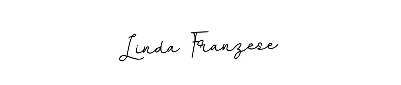Make a beautiful signature design for name Linda Franzese. With this signature (BallpointsItalic-DORy9) style, you can create a handwritten signature for free. Linda Franzese signature style 11 images and pictures png