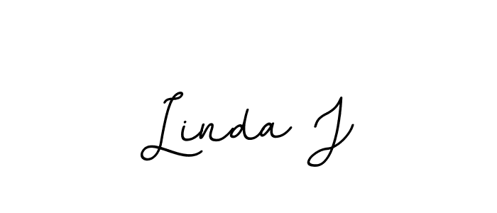 Also You can easily find your signature by using the search form. We will create Linda J name handwritten signature images for you free of cost using BallpointsItalic-DORy9 sign style. Linda J signature style 11 images and pictures png