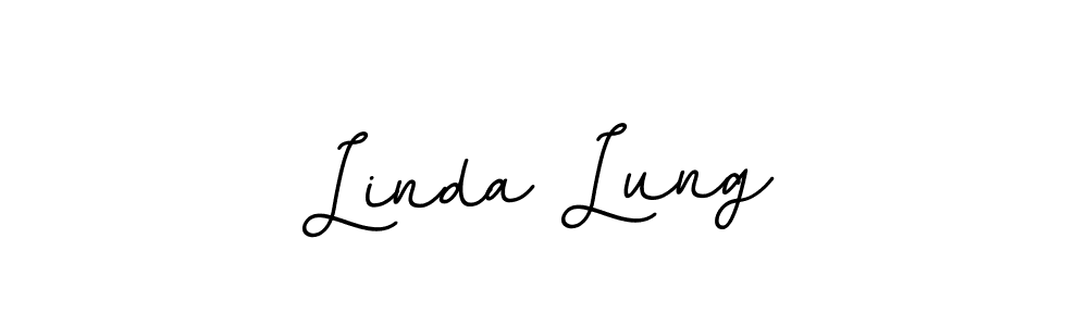 This is the best signature style for the Linda Lung name. Also you like these signature font (BallpointsItalic-DORy9). Mix name signature. Linda Lung signature style 11 images and pictures png