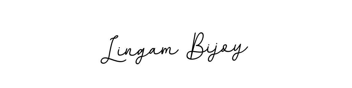 This is the best signature style for the Lingam Bijoy name. Also you like these signature font (BallpointsItalic-DORy9). Mix name signature. Lingam Bijoy signature style 11 images and pictures png