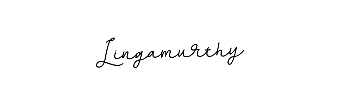 Use a signature maker to create a handwritten signature online. With this signature software, you can design (BallpointsItalic-DORy9) your own signature for name Lingamurthy. Lingamurthy signature style 11 images and pictures png