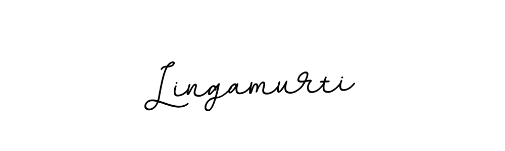 How to make Lingamurti name signature. Use BallpointsItalic-DORy9 style for creating short signs online. This is the latest handwritten sign. Lingamurti signature style 11 images and pictures png