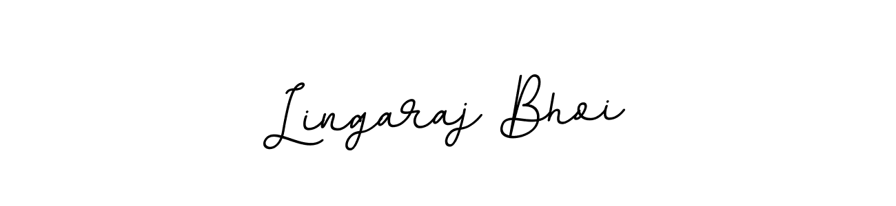 Create a beautiful signature design for name Lingaraj Bhoi. With this signature (BallpointsItalic-DORy9) fonts, you can make a handwritten signature for free. Lingaraj Bhoi signature style 11 images and pictures png