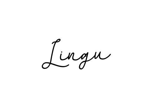Make a beautiful signature design for name Lingu. With this signature (BallpointsItalic-DORy9) style, you can create a handwritten signature for free. Lingu signature style 11 images and pictures png