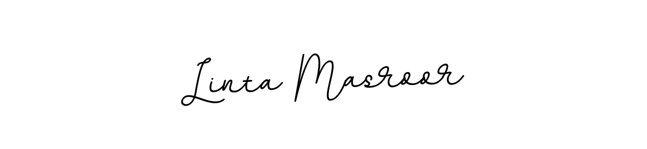 Similarly BallpointsItalic-DORy9 is the best handwritten signature design. Signature creator online .You can use it as an online autograph creator for name Linta Masroor. Linta Masroor signature style 11 images and pictures png