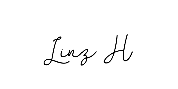 Make a beautiful signature design for name Linz H. With this signature (BallpointsItalic-DORy9) style, you can create a handwritten signature for free. Linz H signature style 11 images and pictures png