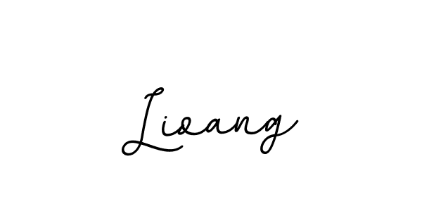 Create a beautiful signature design for name Lioang. With this signature (BallpointsItalic-DORy9) fonts, you can make a handwritten signature for free. Lioang signature style 11 images and pictures png