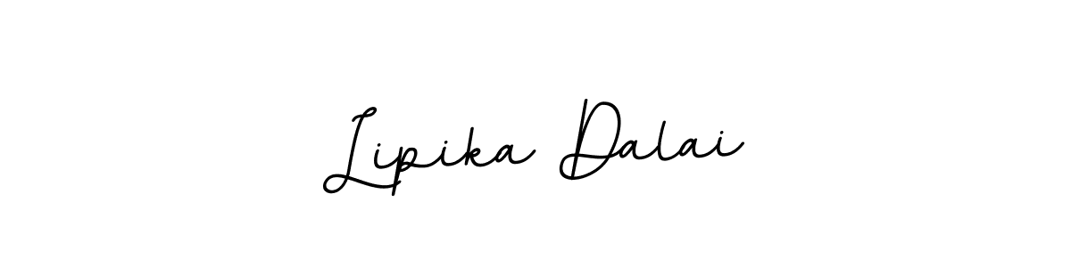 You should practise on your own different ways (BallpointsItalic-DORy9) to write your name (Lipika Dalai) in signature. don't let someone else do it for you. Lipika Dalai signature style 11 images and pictures png