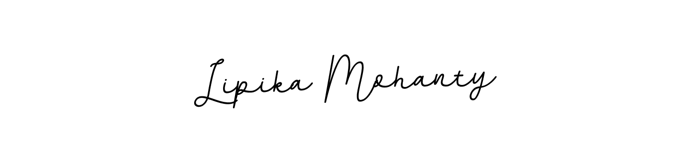 Make a beautiful signature design for name Lipika Mohanty. With this signature (BallpointsItalic-DORy9) style, you can create a handwritten signature for free. Lipika Mohanty signature style 11 images and pictures png