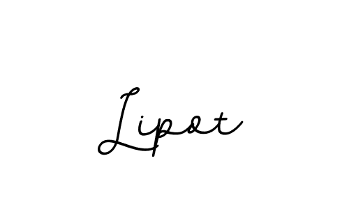 Use a signature maker to create a handwritten signature online. With this signature software, you can design (BallpointsItalic-DORy9) your own signature for name Lipot. Lipot signature style 11 images and pictures png