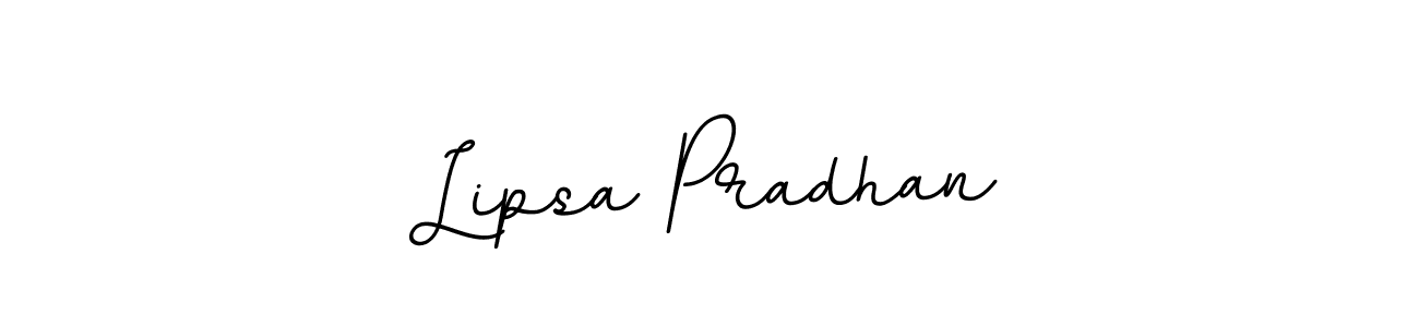 You should practise on your own different ways (BallpointsItalic-DORy9) to write your name (Lipsa Pradhan) in signature. don't let someone else do it for you. Lipsa Pradhan signature style 11 images and pictures png