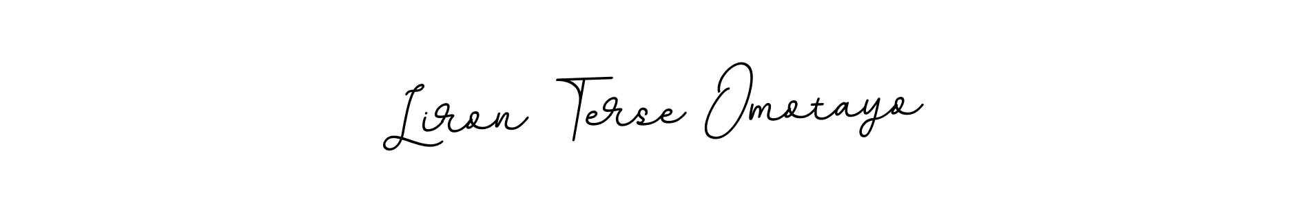 Make a beautiful signature design for name Liron Terse Omotayo. Use this online signature maker to create a handwritten signature for free. Liron Terse Omotayo signature style 11 images and pictures png