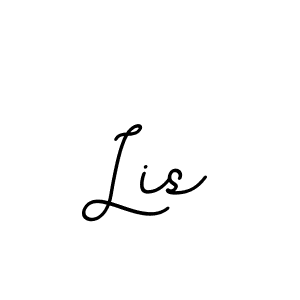 How to make Lis name signature. Use BallpointsItalic-DORy9 style for creating short signs online. This is the latest handwritten sign. Lis signature style 11 images and pictures png