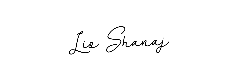 Use a signature maker to create a handwritten signature online. With this signature software, you can design (BallpointsItalic-DORy9) your own signature for name Lis Shanaj. Lis Shanaj signature style 11 images and pictures png