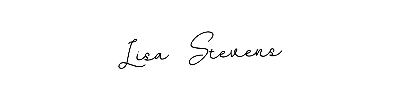 Design your own signature with our free online signature maker. With this signature software, you can create a handwritten (BallpointsItalic-DORy9) signature for name Lisa  Stevens. Lisa  Stevens signature style 11 images and pictures png