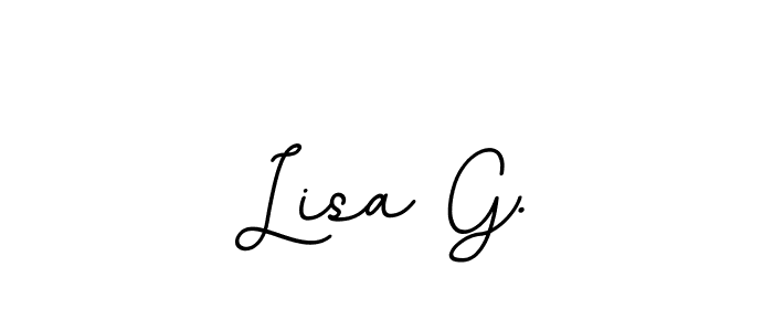 Make a beautiful signature design for name Lisa G.. Use this online signature maker to create a handwritten signature for free. Lisa G. signature style 11 images and pictures png