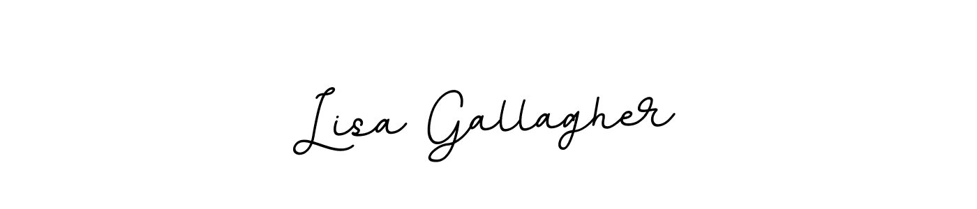 Design your own signature with our free online signature maker. With this signature software, you can create a handwritten (BallpointsItalic-DORy9) signature for name Lisa Gallagher. Lisa Gallagher signature style 11 images and pictures png