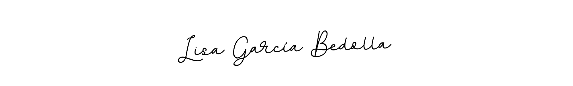 You should practise on your own different ways (BallpointsItalic-DORy9) to write your name (Lisa García Bedolla) in signature. don't let someone else do it for you. Lisa García Bedolla signature style 11 images and pictures png