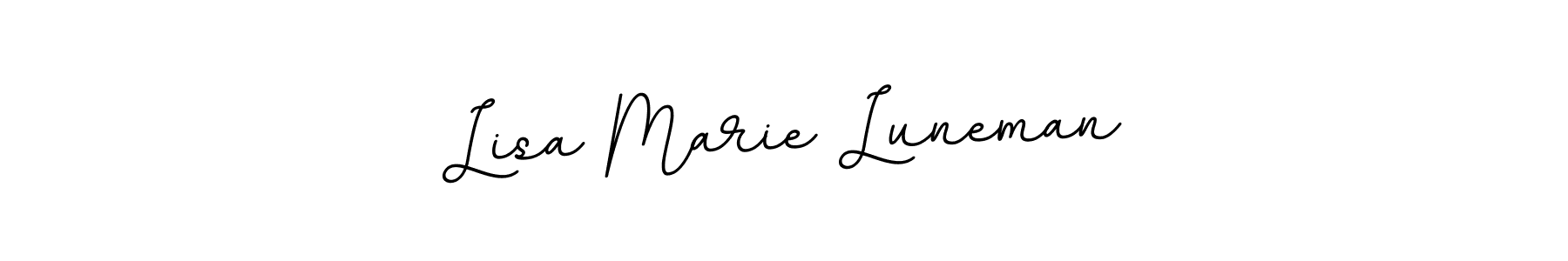 Design your own signature with our free online signature maker. With this signature software, you can create a handwritten (BallpointsItalic-DORy9) signature for name Lisa Marie Luneman. Lisa Marie Luneman signature style 11 images and pictures png