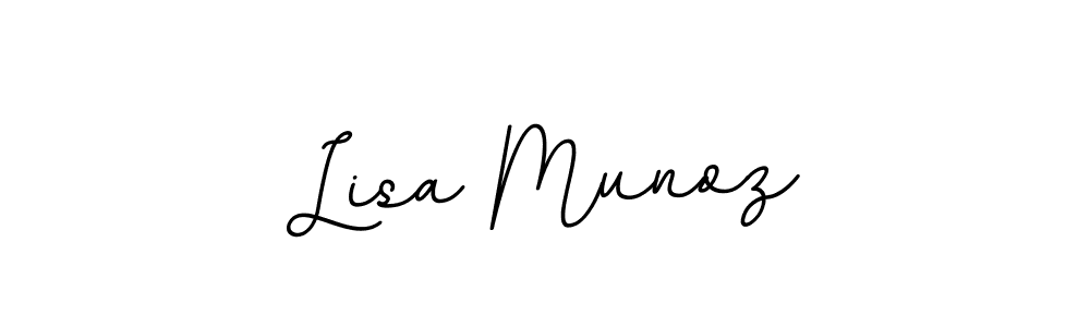 Use a signature maker to create a handwritten signature online. With this signature software, you can design (BallpointsItalic-DORy9) your own signature for name Lisa Munoz. Lisa Munoz signature style 11 images and pictures png