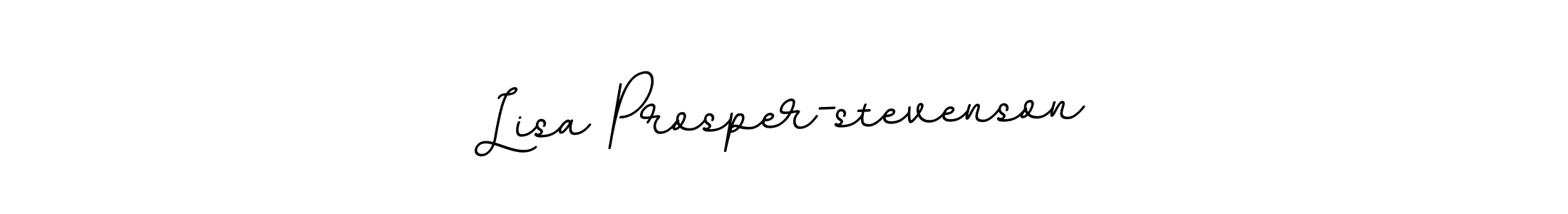 Lisa Prosper-stevenson stylish signature style. Best Handwritten Sign (BallpointsItalic-DORy9) for my name. Handwritten Signature Collection Ideas for my name Lisa Prosper-stevenson. Lisa Prosper-stevenson signature style 11 images and pictures png