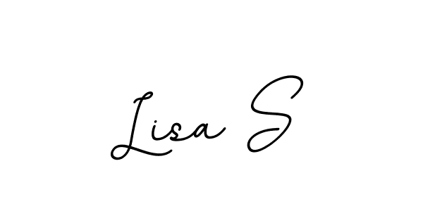 Make a beautiful signature design for name Lisa S. Use this online signature maker to create a handwritten signature for free. Lisa S signature style 11 images and pictures png