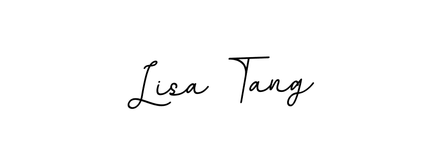 Lisa Tang stylish signature style. Best Handwritten Sign (BallpointsItalic-DORy9) for my name. Handwritten Signature Collection Ideas for my name Lisa Tang. Lisa Tang signature style 11 images and pictures png