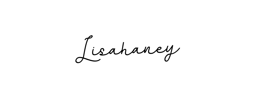 The best way (BallpointsItalic-DORy9) to make a short signature is to pick only two or three words in your name. The name Lisahaney include a total of six letters. For converting this name. Lisahaney signature style 11 images and pictures png