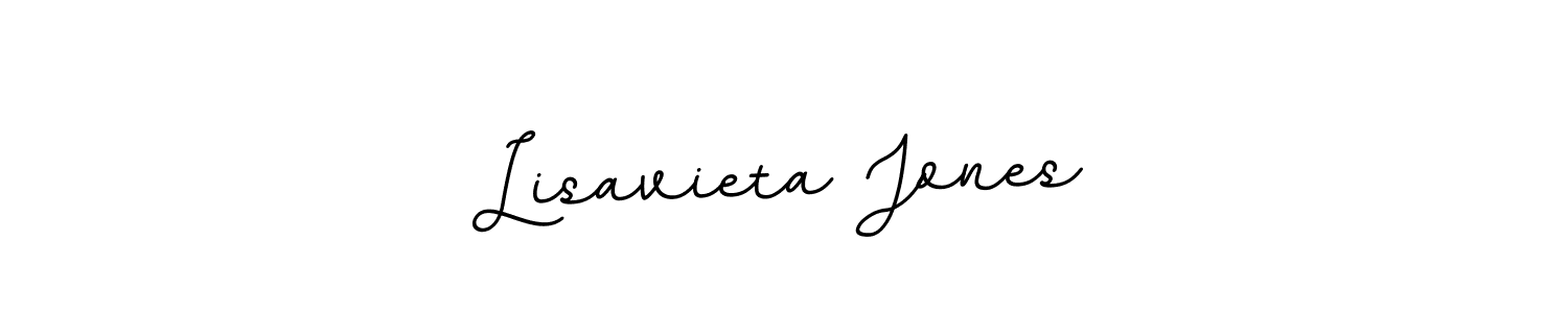 Make a beautiful signature design for name Lisavieta Jones. With this signature (BallpointsItalic-DORy9) style, you can create a handwritten signature for free. Lisavieta Jones signature style 11 images and pictures png