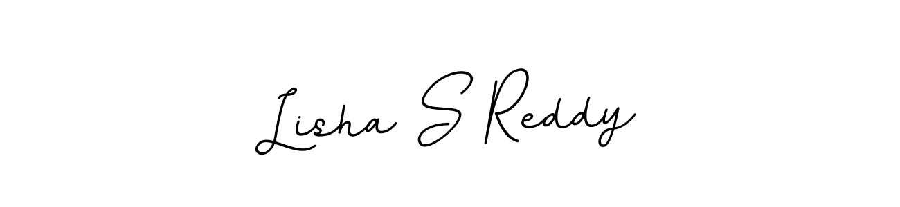 Also we have Lisha S Reddy name is the best signature style. Create professional handwritten signature collection using BallpointsItalic-DORy9 autograph style. Lisha S Reddy signature style 11 images and pictures png