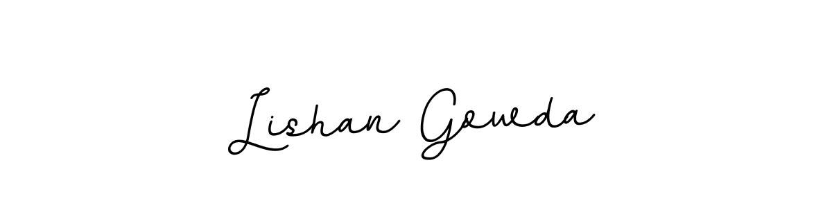 It looks lik you need a new signature style for name Lishan Gowda. Design unique handwritten (BallpointsItalic-DORy9) signature with our free signature maker in just a few clicks. Lishan Gowda signature style 11 images and pictures png