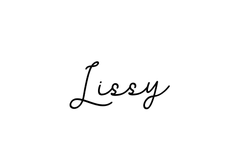 Create a beautiful signature design for name Lissy. With this signature (BallpointsItalic-DORy9) fonts, you can make a handwritten signature for free. Lissy signature style 11 images and pictures png