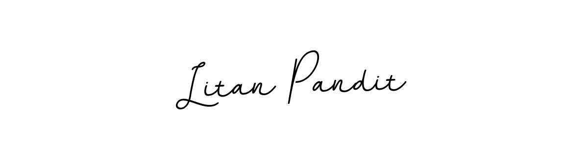 Also You can easily find your signature by using the search form. We will create Litan Pandit name handwritten signature images for you free of cost using BallpointsItalic-DORy9 sign style. Litan Pandit signature style 11 images and pictures png