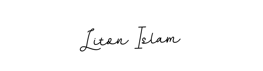 Similarly BallpointsItalic-DORy9 is the best handwritten signature design. Signature creator online .You can use it as an online autograph creator for name Liton Islam. Liton Islam signature style 11 images and pictures png