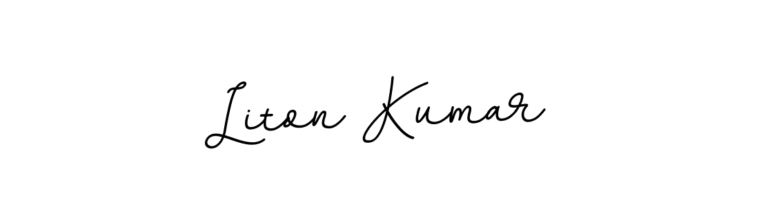 How to make Liton Kumar signature? BallpointsItalic-DORy9 is a professional autograph style. Create handwritten signature for Liton Kumar name. Liton Kumar signature style 11 images and pictures png