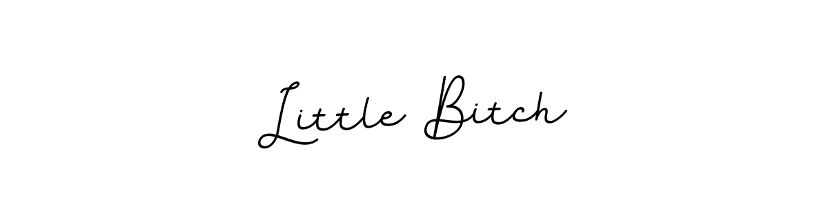 How to make Little Bitch name signature. Use BallpointsItalic-DORy9 style for creating short signs online. This is the latest handwritten sign. Little Bitch signature style 11 images and pictures png