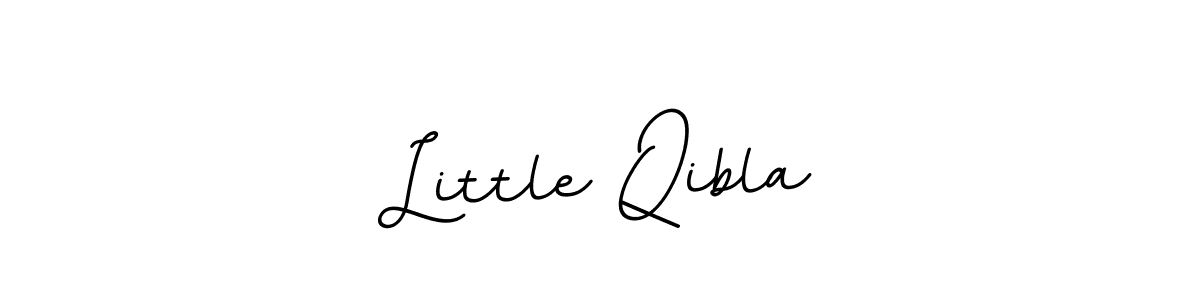 How to make Little Qibla name signature. Use BallpointsItalic-DORy9 style for creating short signs online. This is the latest handwritten sign. Little Qibla signature style 11 images and pictures png