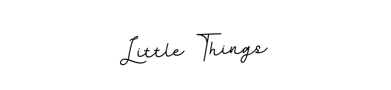 Little Things stylish signature style. Best Handwritten Sign (BallpointsItalic-DORy9) for my name. Handwritten Signature Collection Ideas for my name Little Things. Little Things signature style 11 images and pictures png